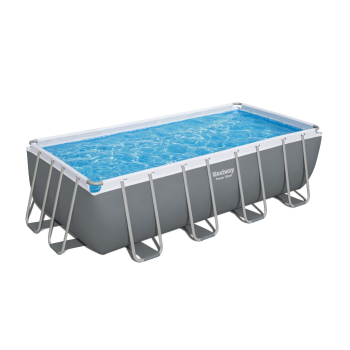 Basen stelażowy Power Steel 488x244x122 16x8FT BESTWAY 6w1 + Pompa piaskowa